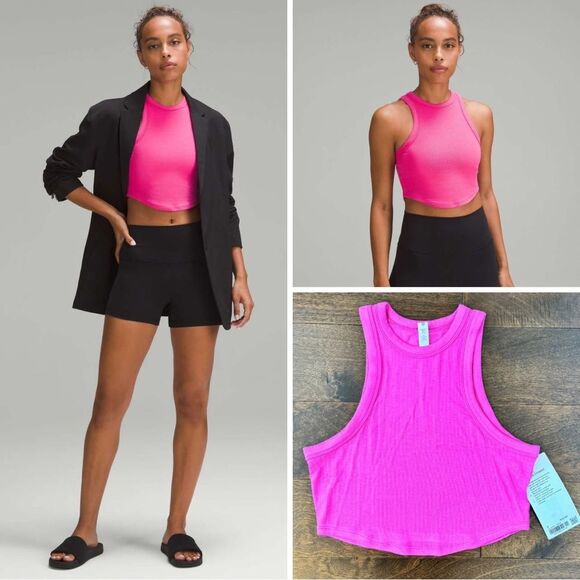 lululemon athletica Tops Nwt Lululemon Hold Tight Cropped Tank Top